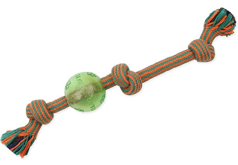 Mammoth Braided Tug with TPR Ball for Dogs