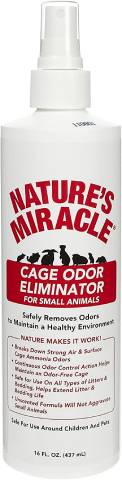 Nature’s Miracle Cage Odor Eliminator for Small Animals