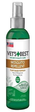 Vet's Best Natural Mosquito Repellent Spray for Dogs & Cats