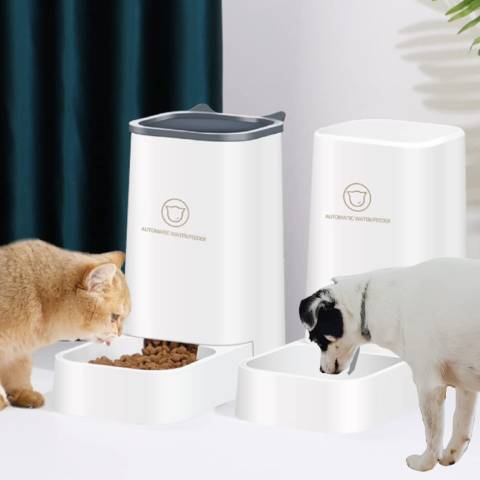 2 in 1 Dog/Cat Automatic Feeder & 3.8L Water Dispenser