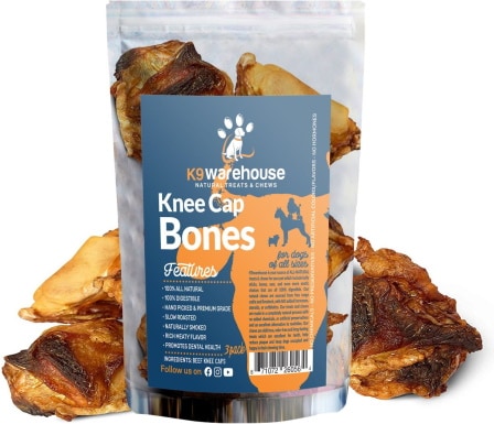K9warehouse Knee Cap Bones Dog Chew Treats