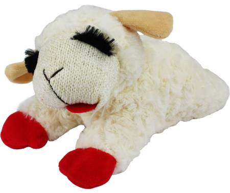 Multipet Lamb Chop Squeaky Plush Toy