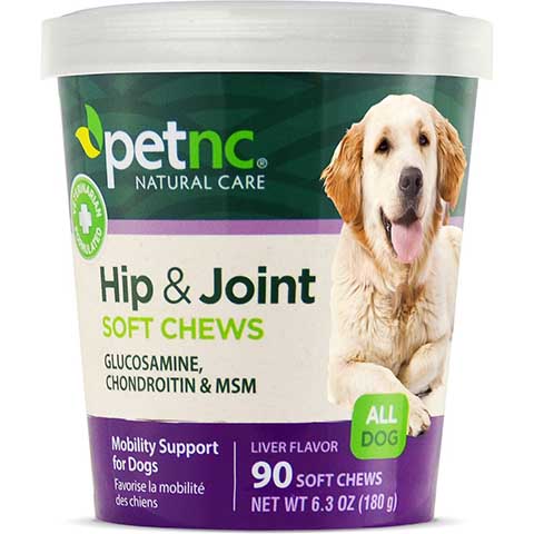 PetNC Natural Care Hip & Joint Soft Chews Joint Supplement for Dogs