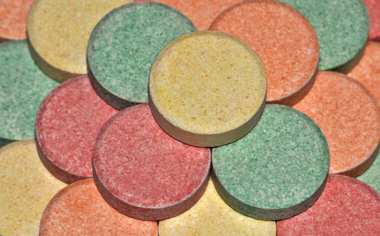 colorful tums antacid pills