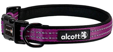 Alcott Adventure Polyester Reflective Dog Collar