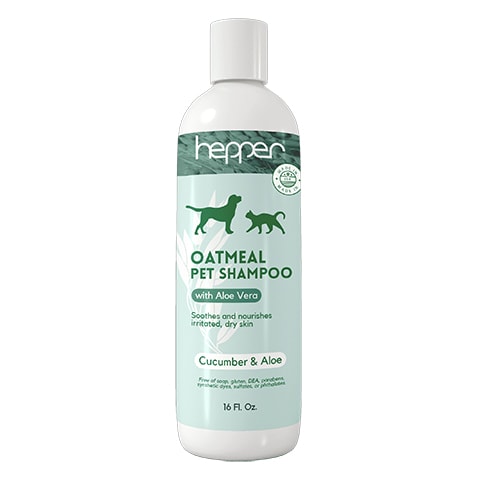 Hepper Colloidal Oatmeal Pet Shampoo (Aloe and Cucumber Scent)