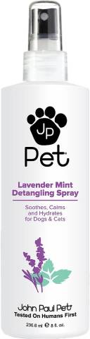 John Paul Pet Lavender Mint Dog & Cat Detangling Spray