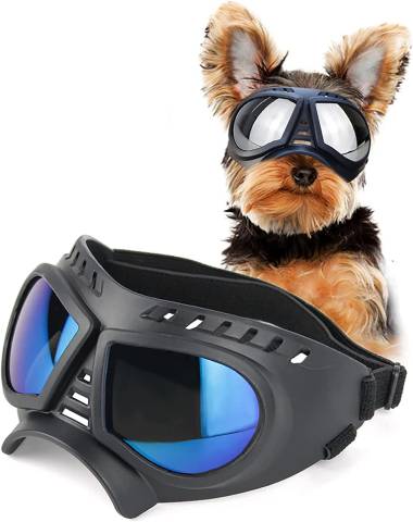 SLDPET Dog Sunglasses for Small Breeds & Long-Snouted Dogs