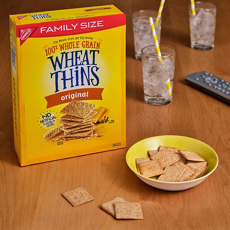 Wheat Thins in a bowl