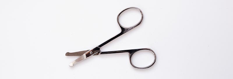 blunt end scissors