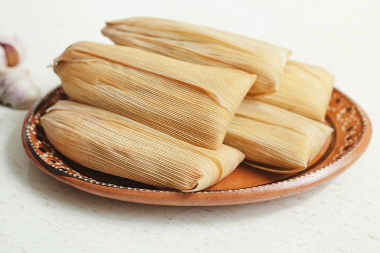 tamales on a plate