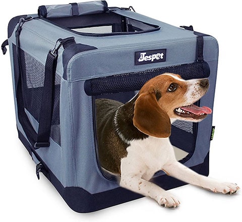 Jespet 3-Door Collapsible Soft-Sided Dog Crate