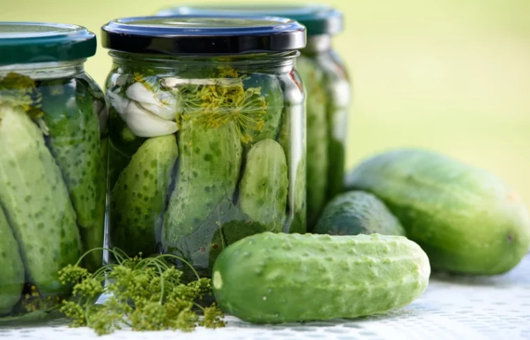 jarred pickles