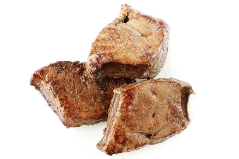 roasted or baked beef liver