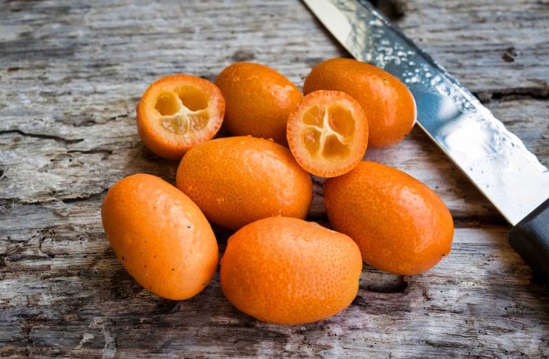 sliced kumquats