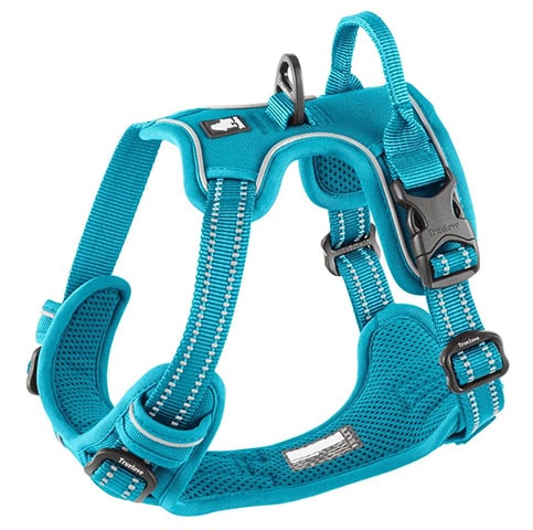 Chai's Choice Premium Outdoor Adventure 3M Polyester Reflective Front Clip Dog Harness