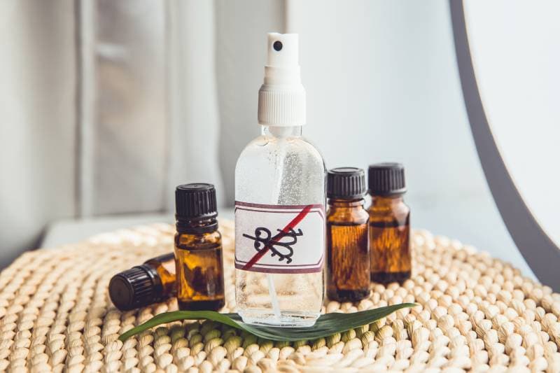 Homemade essential oil based mosquito repellent