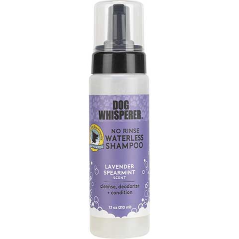 Dog Whisperer No Rinse Waterless Lavender Spearmint Dog Shampoo