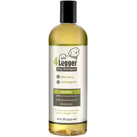 -Legger Organic, Hypo-Allergenic, Lemongrass & Aloe Dog Shampoo