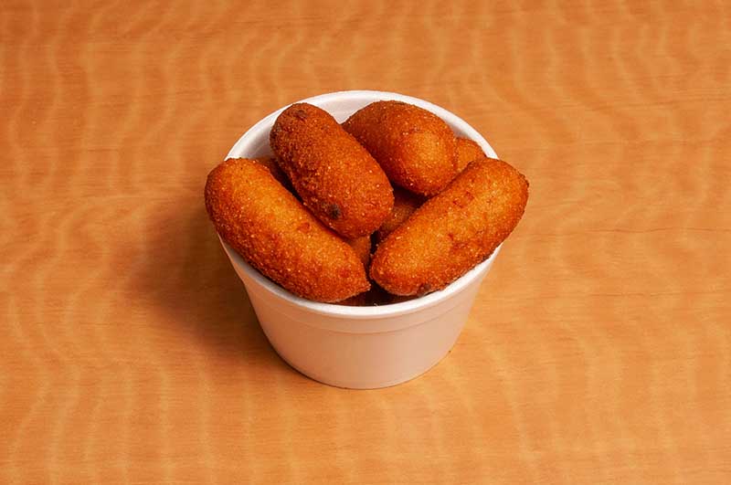 hush puppies in a small bowl