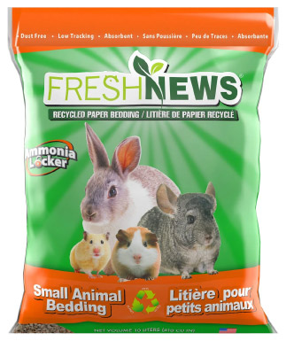 Fresh News Recycled Paper Small Animal Bedding