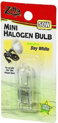 Zilla Mini Day White Halogen Bulb for Reptile Terrariums