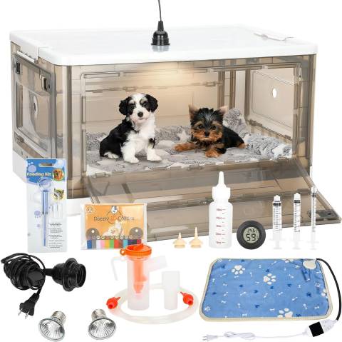 85L Puppy Incubator With Heating and Ventilation