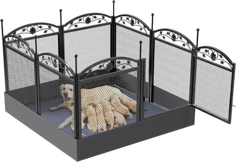 BingoPaw Dog Whelping Box Playpen Fence