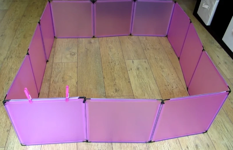 DIY Flexible Nylon Hamster Playpen