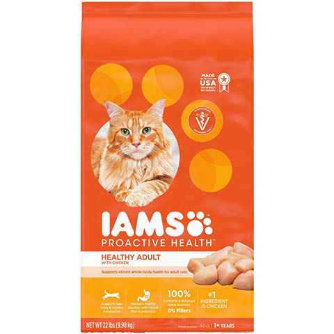 Iams ProActive Health Healthy Adult Original With Chicken Dry Cat Food