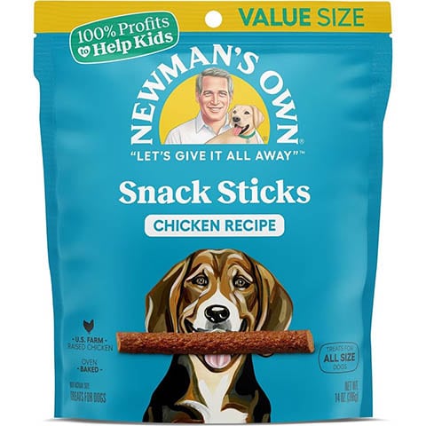 Newman’s Own Snack Sticks Grain-Free Dog Treats