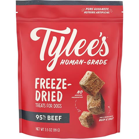 Tylees’s Beef Human-Grade Freeze-Dried Dog Treats